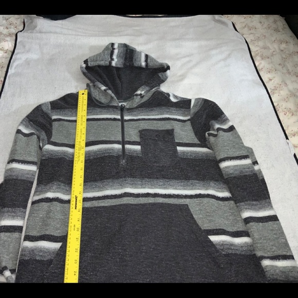 BILLABONG Long Sleeve Hoodie Used Flannel Mens XL